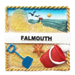 Falmouth England UK Fridge Magnet 3D Resin