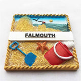 Falmouth England UK Fridge Magnet 3D Resin