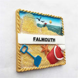 Falmouth England UK Fridge Magnet 3D Resin