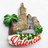 Valencia Spain Fridge Magnet 3D Resin