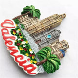 Valencia Spain Fridge Magnet 3D Resin