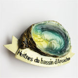 Oyster Arcachon France Fridge Magnet 3D Resin