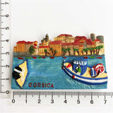 Corsica France Fridge Magnet 3D Resin