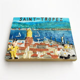 Sanit Tropez France Fridge Magnet 3D Resin