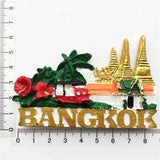 Bangkok Thailand Fridge Magnet 3D Resin