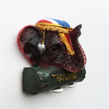 Elephant Thailand Fridge Magnet 3D Resin