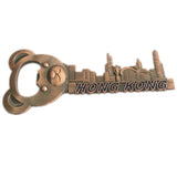 Hong Kong China Fridge Magnet Bottle Opener Metal Craft