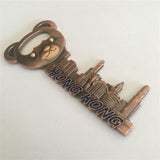 Hong Kong China Fridge Magnet Bottle Opener Metal Craft