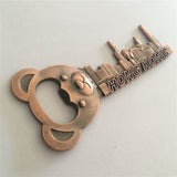 Hong Kong China Fridge Magnet Bottle Opener Metal Craft