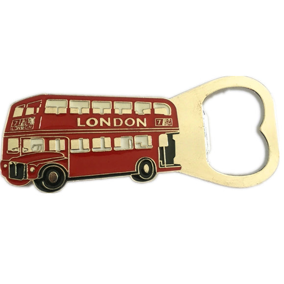 Bus London England UK Fridge Magnet Metal Craft