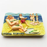 Beach Romania Fridge Magnet 3D Resin