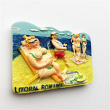 Beach Romania Fridge Magnet 3D Resin