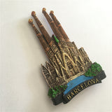 Barcelona Sagrada Familia Cathedral Spain Fridge Magnet 3D Resin