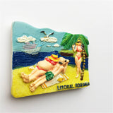 Beach Romania Fridge Magnet 3D Resin