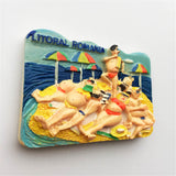 Beach Romania Fridge Magnet 3D Resin