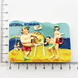 Beach Romania Fridge Magnet 3D Resin