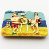 Beach Romania Fridge Magnet 3D Resin