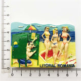 Beach Romania Fridge Magnet 3D Resin