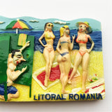 Beach Romania Fridge Magnet 3D Resin