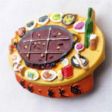 Hot Pot Chengdu China Fridge Magnet 3D Resin