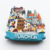 Munich Germany Fridge Magnet 3D Resin