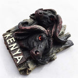 Bison Kenya Fridge Magnet 3D Resin