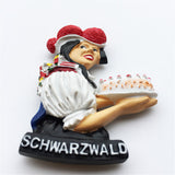 Schwarzwald Cake Germany Fridge Magnet 3D Resin