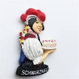 Schwarzwald Cake Germany Fridge Magnet 3D Resin