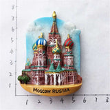 Kremlin Moscow Russia Fridge Magnet 3D Resin