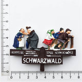 Schwarzwald Germany Fridge Magnet 3D Resin