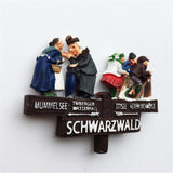 Schwarzwald Germany Fridge Magnet 3D Resin