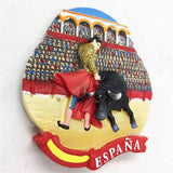 Bullfighting Barcelona Spain Fridge Magnet 3D Resin