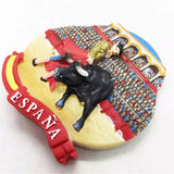 Bullfighting Barcelona Spain Fridge Magnet 3D Resin