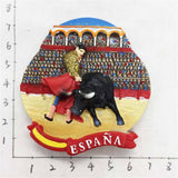 Bullfighting Barcelona Spain Fridge Magnet 3D Resin