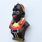 Kenya Fridge Magnet 3D Resin