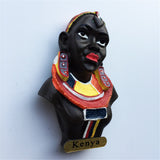 Kenya Fridge Magnet 3D Resin