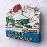 Potala Palace Tibet China Fridge Magnet 3D Resin