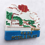 Potala Palace Tibet China Fridge Magnet 3D Resin