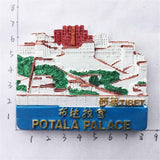 Potala Palace Tibet China Fridge Magnet 3D Resin