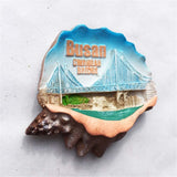 Busan South Korea Fridge Magnet 3D Resin