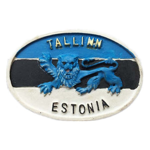 Tallinn Estonia Fridge Magnet 3D Resin