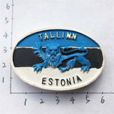 Tallinn Estonia Fridge Magnet 3D Resin