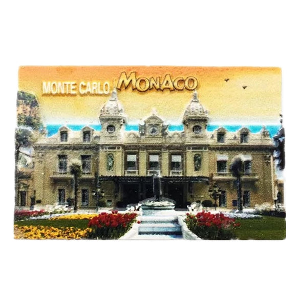 Monte Carlo Monaco Fridge Magnet 3D Resin