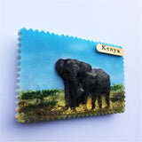 Elephant South Africa Fridge Magnet 3D Resin