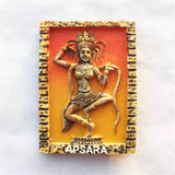 Apsara Angkor Wat Cambodia Fridge Magnet 3D Resin