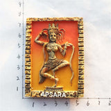 Apsara Angkor Wat Cambodia Fridge Magnet 3D Resin