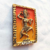 Apsara Angkor Wat Cambodia Fridge Magnet 3D Resin