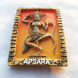 Apsara Angkor Wat Cambodia Fridge Magnet 3D Resin