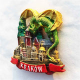 Krakow Poland Fridge Magnet 3D Resin