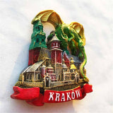 Krakow Poland Fridge Magnet 3D Resin